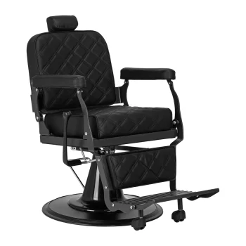 Gabbiano Carlos Extra Barber Chair, Black