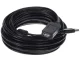 Aktyvus USB 2.0 ilgiklis Maclean MCTV-757, USB-A, 10m, juodas