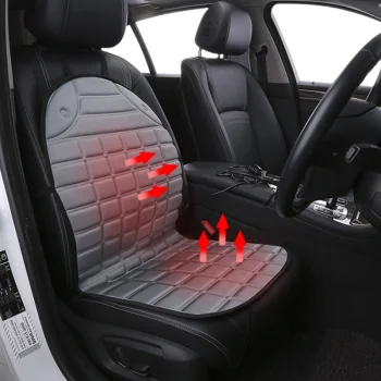 Universal Heated Car Seat Cover, Grey