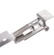 Frameless License Plate Holder, Steel, 2 pcs, Silver