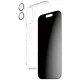 CARE by PanzerGlass Flagship Privacy 3-in-1 dėklo ir stiklų rinkinys iPhone 17