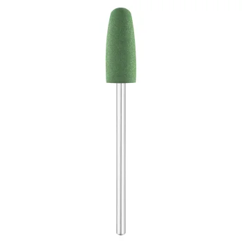 Exo Rubber Polishing Nail Drill Bit Green Rounded Cylinder 8.0 mm / 400