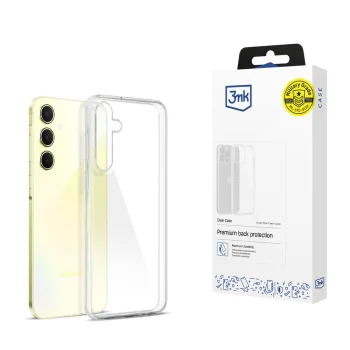 3MK Clear Case dėklas, skirtas Samsung Galaxy A55 5G, skaidrus
