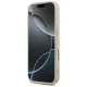 Dėklas Guess iPhone 18 Pro / 17 Pro Leather 4G Triangle Strass MagSafe, rožinis