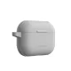 Silikoninis dėklas AmazingThing Omni Case Titan, skirtas AirPods Pro 3, baltas