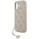 Guess dėklas iPhone 17 iš 4G Charms Collection MagSafe, rožinis