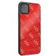 Guess iPhone 11 Pro Max dėklas 4G Double Layer Glitter, raudonas