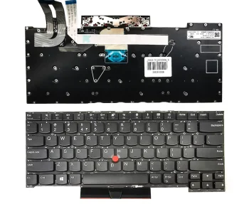 Lenovo ThinkPad T490s / T495s Keyboard (US Layout), Black