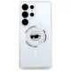 Karl Lagerfeld Button Karl Head MagSafe dėklas Samsung Galaxy S25 Ultra, baltas