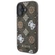 Guess Peony On 4G Background MagSafe dėklas telefonui iPhone 16, rudas