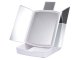 LED Lighted Makeup Mirror with 5x Magnification, White