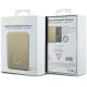 Guess MagSafe 4G Strassed Metal Logo indukcinė išorinė baterija 15W 5000mAh, auksinė