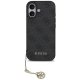 Guess 4G Charms Collection MagSafe dėklas telefonui iPhone 17, juodas