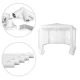 Multigarden sodo pavėsinė su tinkleliu nuo uodų, 2x2x2 m, balta