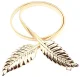 Women\'s Metal Decorative Belt 68-100cm, Gold