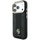 Guess 4G Stripe Round and Classic Logos MagSafe dėklas iPhone 17 Pro Max / 18 Pro Max, juodas