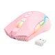 Belaidė žaidimų pelė ONIKUMA CW905 2.4G, rožinė
