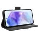 Samsung Galaxy A35 ( SM-A356E/DS ) Multiple Card Slots Design Wallet Stand Leather Book Case Cover, Black