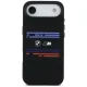 Dėklas BMW M Silicon Horizontal Line MagSafe telefonui iPhone Air, juodas