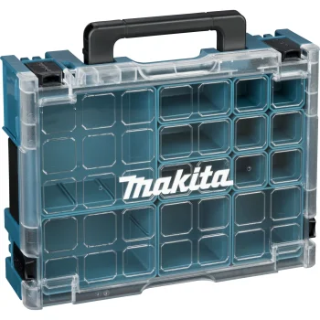 Įrankių organizatorius Makita Makpac 191X80-2 su 13 dėžučių, mėlynas