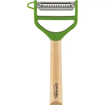 Daržovių skustukas Opinel T-Duo Wood, smėlinis / žalias