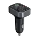 FM siųstuvas Baseus S-09 Pro, Bluetooth 5.3 (juodas)