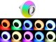 LED RGB lemputė E27 su Bluetooth garsiakalbiu ir nuotolinio valdymo pultu