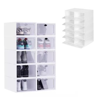 Modernhome PJJSB0002 Modular Shoe Cabinet Organizer, 10 Modules