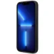 „BMW Leather Seats Pattern“ dėklas „iPhone 14 Pro Max“ su „MagSafe“, juodas
