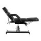 Sillon 210 Hydraulic Pedicure Chair with Cradle Function and Split Footrest, Black