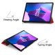 Lenovo Tab M10 (3rd Gen) (TB-328FU) trifold atverčiamasis dėklas, raudonas