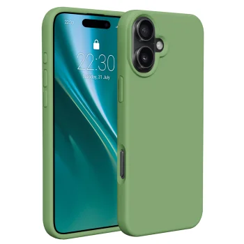 Etteri Silicone Case dėklas Apple iPhone 16 6.1" Šviesiai žalias