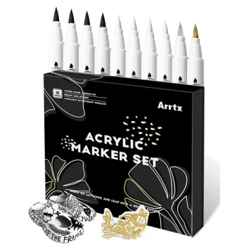 Akriliniai markeriai Arrtx, 4 spalvos, 10 vnt.