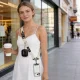 Tech-Protect C9S Rope Crossbody telefono dirželis, smėlio spalvos