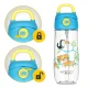 Vaikiška gertuvė su šiaudeliu 4Fizjo Jungle, 550 ml