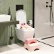 Ecotoys vaikiškas klozeto dangtis su laipteliu, rožinis