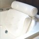 Bath Pillow, Mesh Material, White
