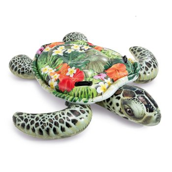 Intex Inflatable Ride-On Turtle Pool Toy, 191 x 170 cm