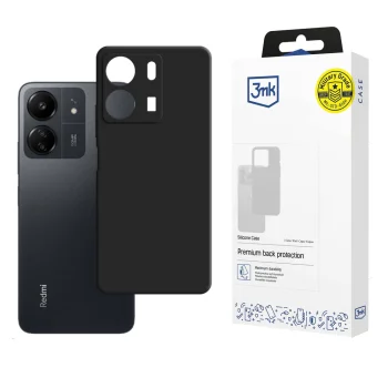 Silikoninis dėklas 3MK Protection Xiaomi Redmi 13C / POCO C65, juodas
