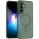 Dėklas 3mk Misty MagCase skirtas Samsung Galaxy A27 5G, žalias