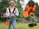 Reguliuojamos petnešos žoliapjovėms ir krūmapjovėms, oranžinės