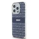 DKNY dėklas iPhone 15 Pro telefonui IML Mono & Stripe MagSafe, mėlynas