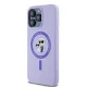 Karl Lagerfeld dėklas iPhone 15 Pro Max su MagSafe, violetinis