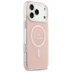 Karl Lagerfeld iPhone 17 Pro Max dėklas IML Karl RSG Logo MagSafe, rožinis