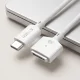 Laidas Tech-Protect MMC01 Ultraboost USB-C į MagSafe 3 140W 300 cm, skirtas MacBook, baltas