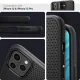Spigen Liquid Air dėklas, skirtas iPhone 12 / 12 Pro, Matte Black