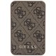 Išorinė baterija Guess 4G Leather Metal Logo, 5000mAh, 15W, ruda