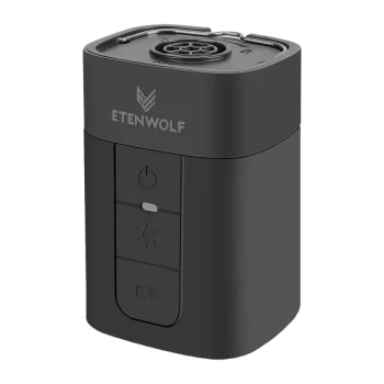 Elektrinė pompa Etenwolf AIR 5 PRO 10400 mAh su LED šviestuvu, juoda