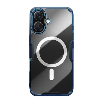 Dėklas Nillkin Nature TPU Pro Magnetic telefonui iPhone 16 Plus, mėlynas