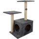 Purlov 71 cm Cat Tree with Scratching Post, Grey